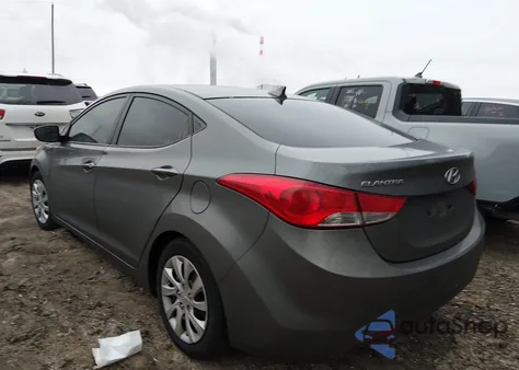 2013 Hyundai Elantra Gls/Limited from USA, damaged, VIN 5NPDH4AE2DH160952